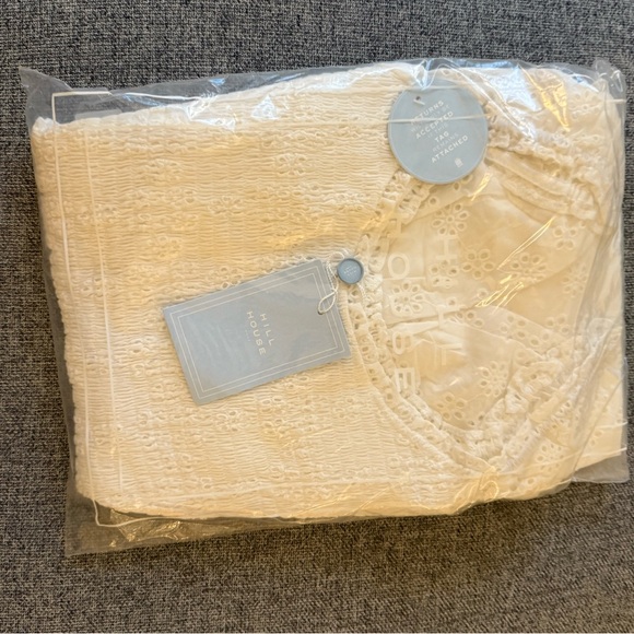 Hill House Dresses & Skirts - Hill House Cream Eyelet Dress